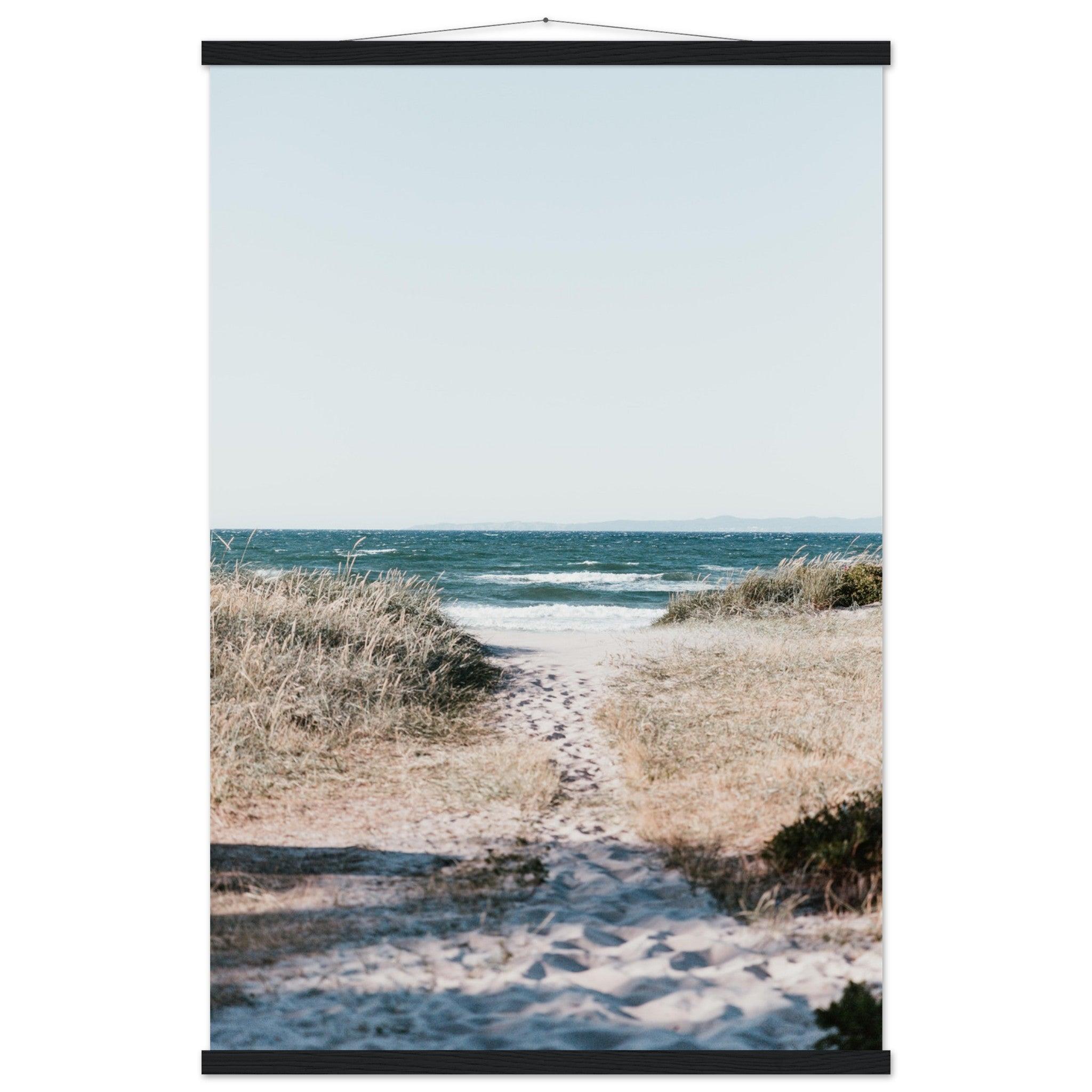 Blick auf das Meer und den Strand - Printree.ch Dänemark, Entspannung, Foto, Fotografie, Gilleleje, Küstenlandschaft, Meer, Meeresblick, Naturschönheit, Poster, Reisen, Strand, Strandlandschaft, unsplash