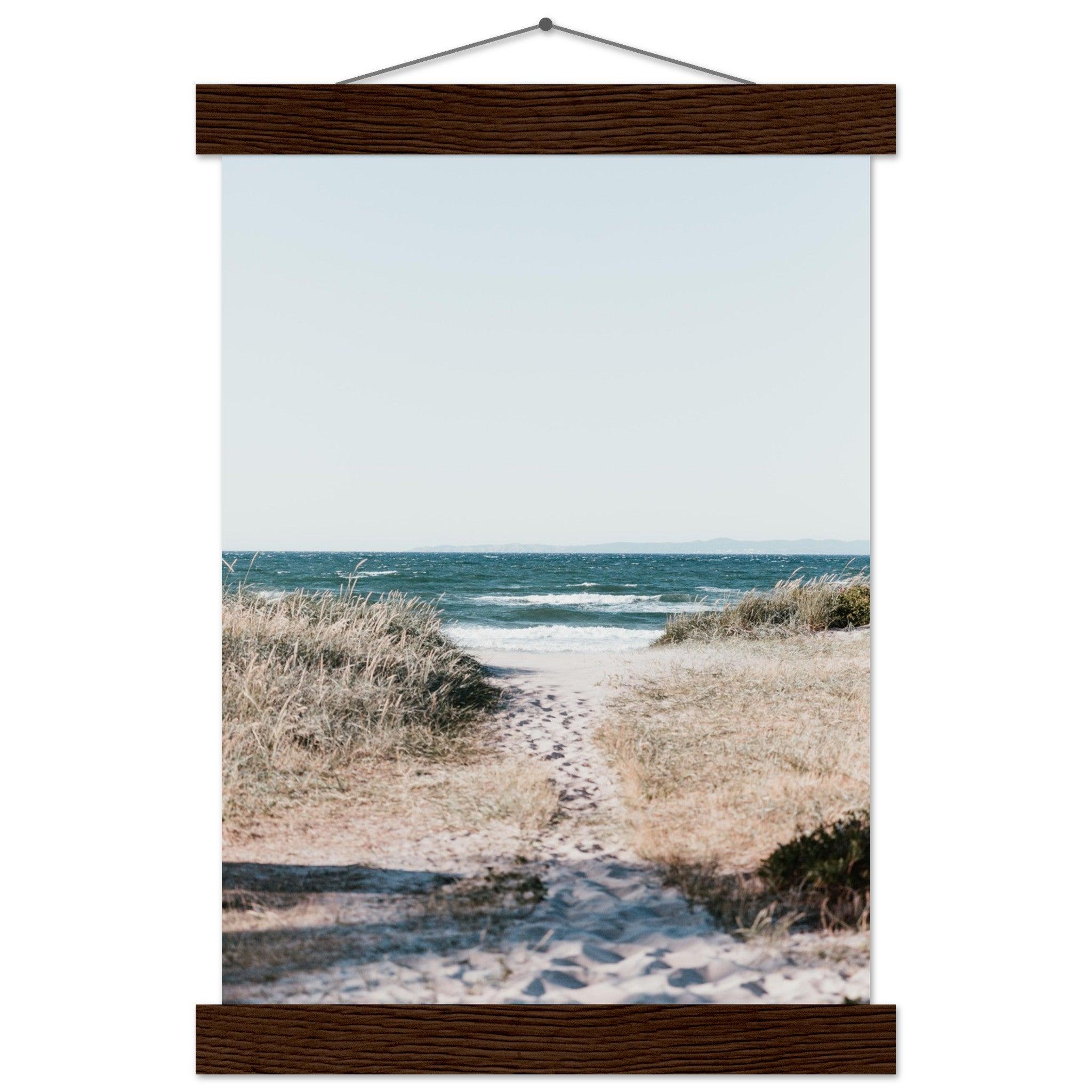 Blick auf das Meer und den Strand - Printree.ch Dänemark, Entspannung, Foto, Fotografie, Gilleleje, Küstenlandschaft, Meer, Meeresblick, Naturschönheit, Poster, Reisen, Strand, Strandlandschaft, unsplash