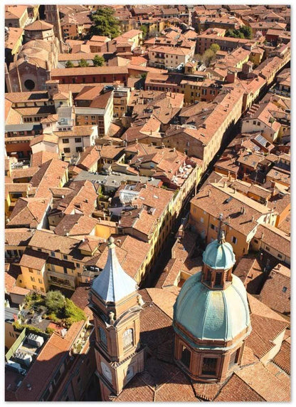 Bologna Stadt - Printree.ch alt, architektonisch, asinelli, blick, bologna, einfachschweizer, emilia, europa, exklusiv, Foto, Fotografie, gebäude, italien, italienisch, kirche, landschaft, luftaufnahme, maggiore, mittelalterlich, orange, panorama, Poster, Reisen, romagna, stadt, stadtbild, straße, städtisch, szene, turm, wahrzeichen, zentrum