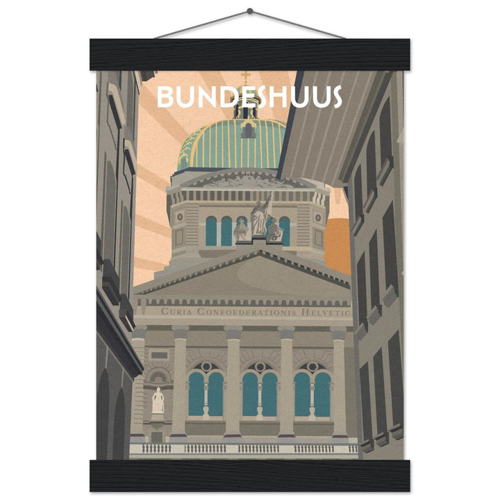 Bundeshuus - Bärn - Printree.ch bern, Localspot, Minimalismus