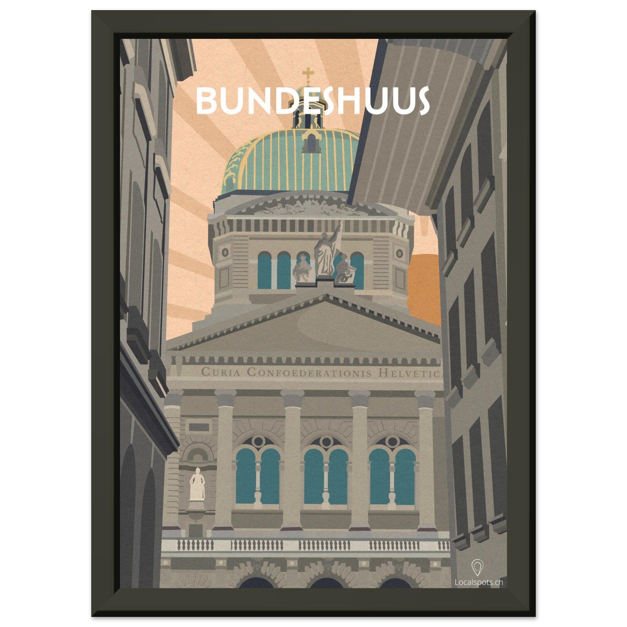 Bundeshuus - Bärn - Printree.ch bern, Localspot, Minimalismus