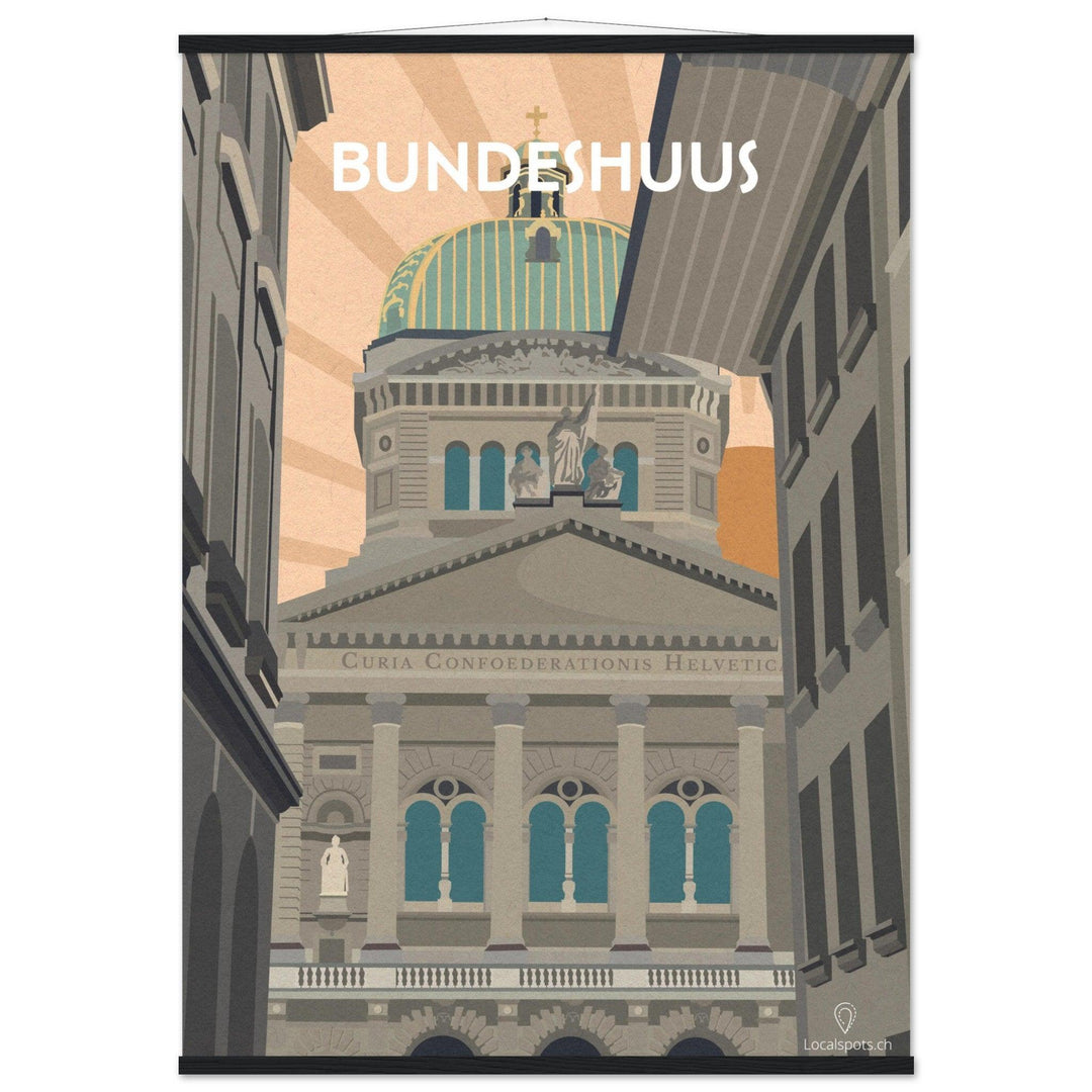 Bundeshuus - Bärn - Printree.ch bern, Localspot, Minimalismus