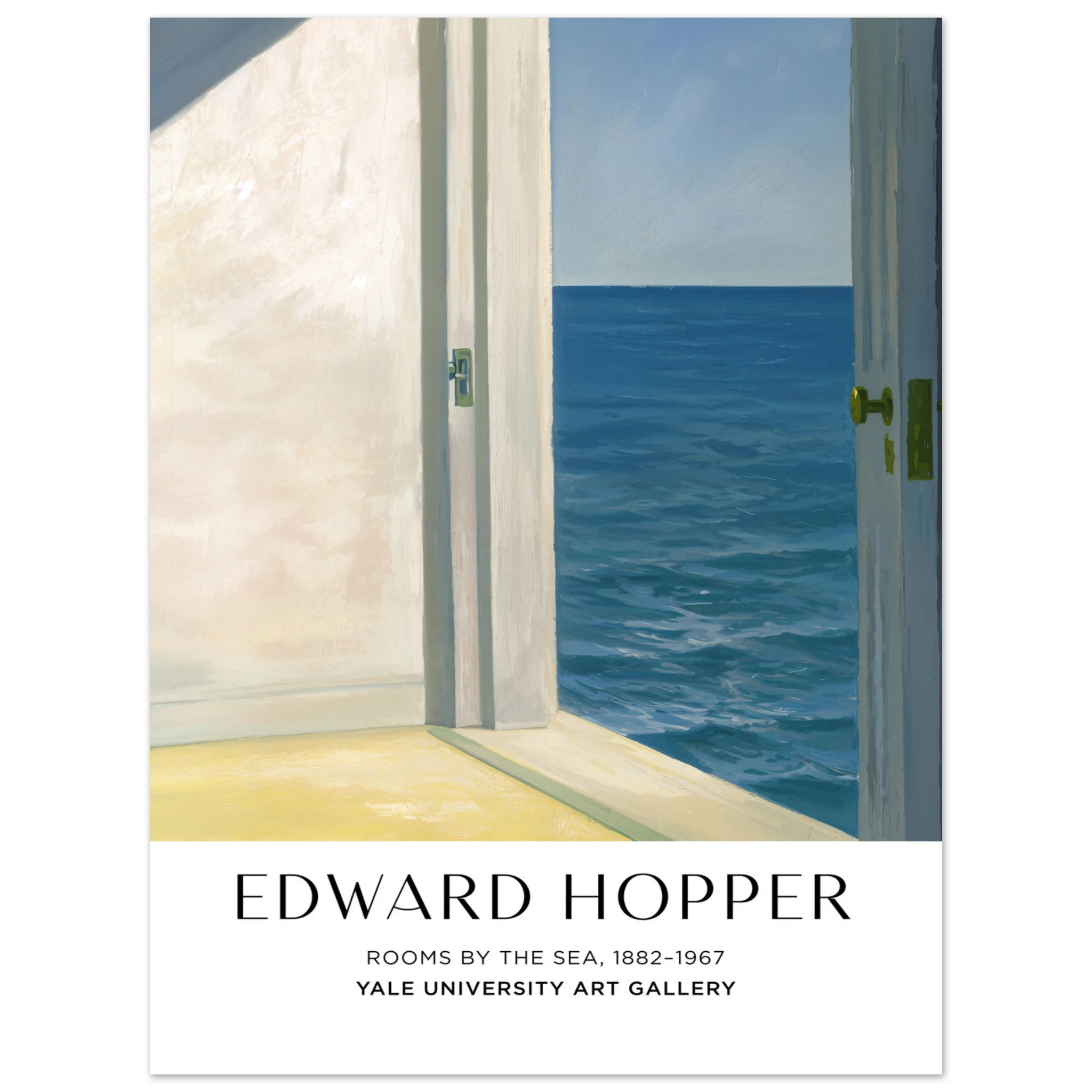 Rooms by the Sea (Edward Hopper, 1951), Hochwertiger Kunstdruck,  21x29.7 cm / 8x12"-A3 (29.7 x 42  cm)-45x60 cm / 18x24″-50x70 cm / 20x28″-60x80 cm / 24x32″-70x100 cm / 28x40″,  Printree.ch