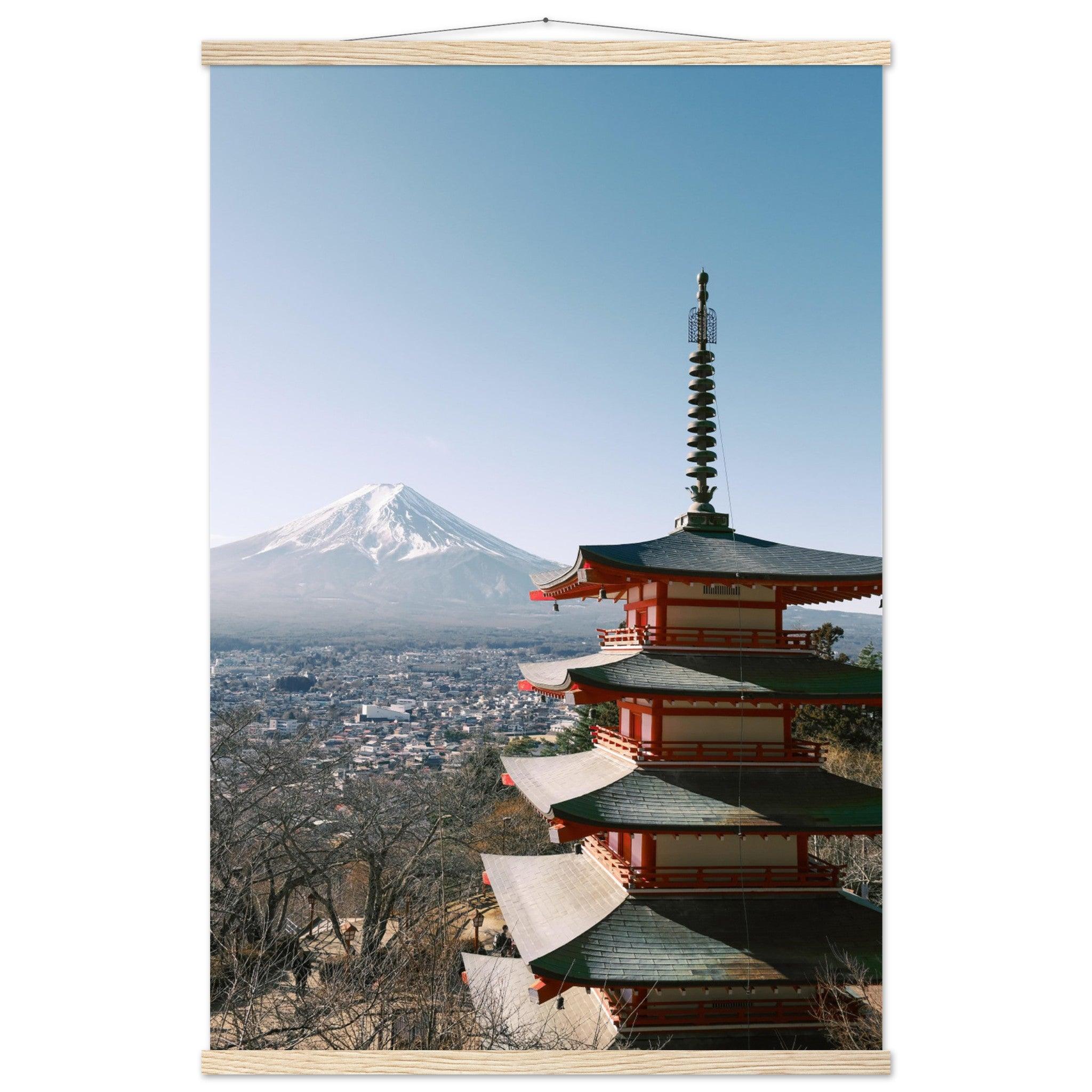 Chureito Pagode in Fujiyoshida, Yamanashi - Printree.ch Aussichtspunkt, Chureito-Pagode, Foto, Fotografie, Fotospot, Fuji-Berg, Fujiyoshida, Herbstlaub, Japan, japanische Kultur, Kirschblüten, Reisen, Sehenswürdigkeit, unsplash, Yamanashi