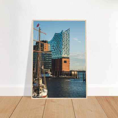 Elbphilharmonie Poster - Printree.ch Architektur, Deutschland, Elbphilharmonie, Foto, Fotografie, Hafen, Hamburg, Konzerthaus, Konzertsaal, Kultur, Landungsbrücken, moderne Architektur, Musik, Reisen, unsplash, Wahrzeichen