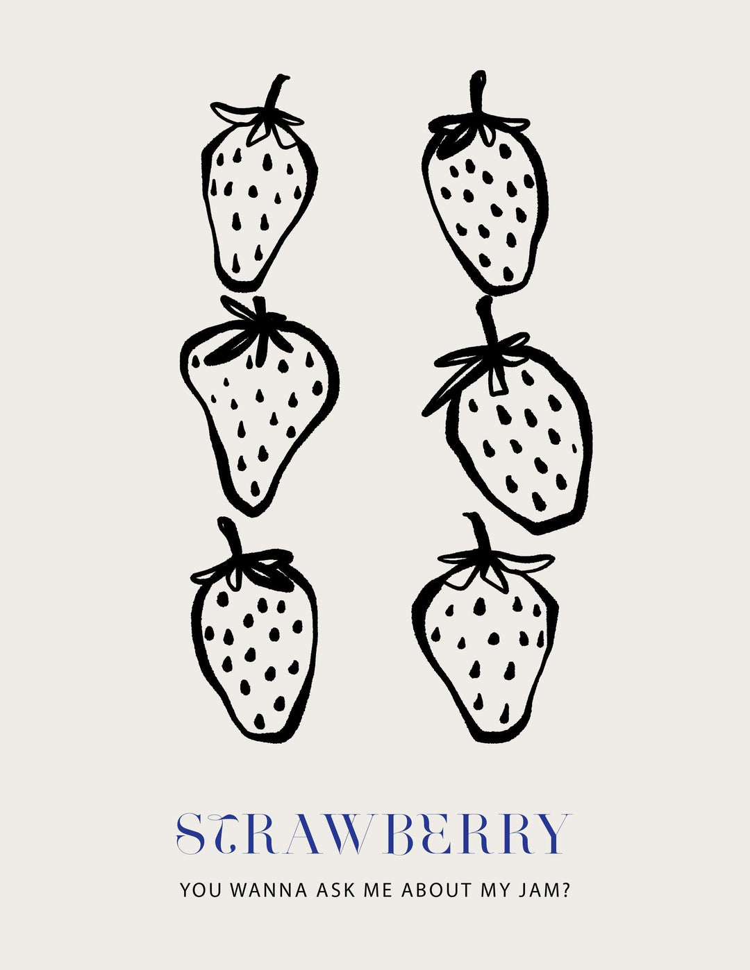 Erdbeeren - Printree.ch Poster