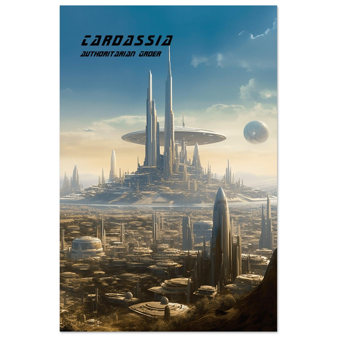 Faszinierenden Welten Cardassia: Entdecken Sie die geheimnisvollen Landschaften - Printree.ch kino, minimalistisch, Raumschiff Enterprise, star trek