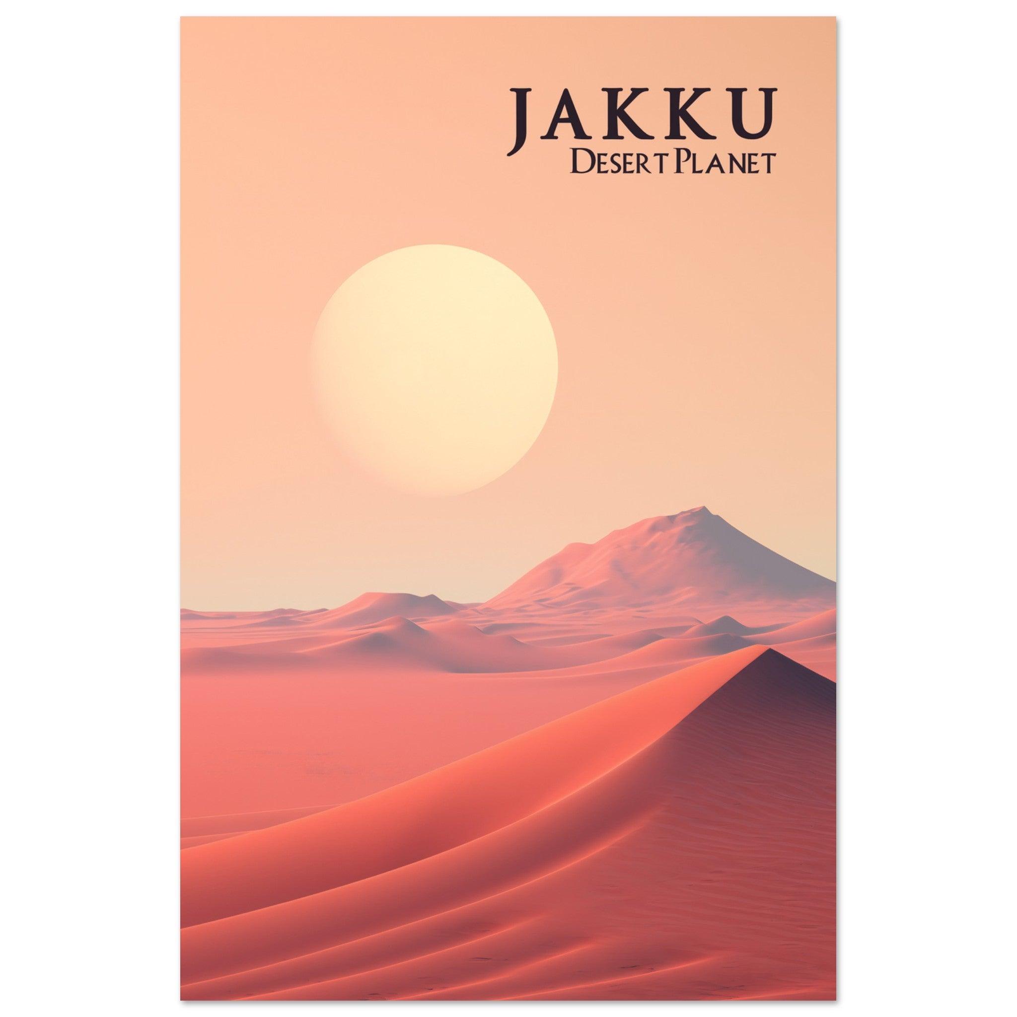 Jakku: Erleben Sie die Wüstenwelt voller Abenteuer und Geheimnisse, Hochwertiger Kunstdruck,  13x18 cm / 5x7″-A4 21x29.7 cm / 8x12″-30x45 cm / 12x18″-45x60 cm / 18x24″-50x70 cm / 20x28″-60x90 cm / 24x36″-70x100 cm / 28x40″,  Printree.ch