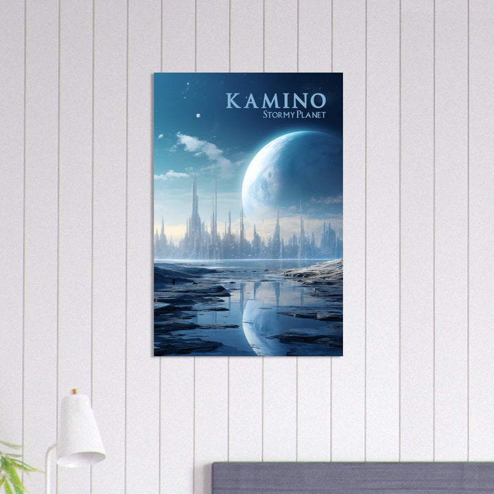 Faszinierenden Welten Kamino: Tauchen Sie ein in die geheimnisvolle Wasserwelt der Klone - Printree.ch minimalistisch, nerd, star wars