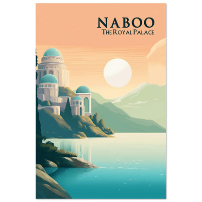 Faszinierenden Welten Naboo: Entdecken Sie die idyllische Heimat der königlichen Kultur - Printree.ch minimalistisch, nerd, star wars