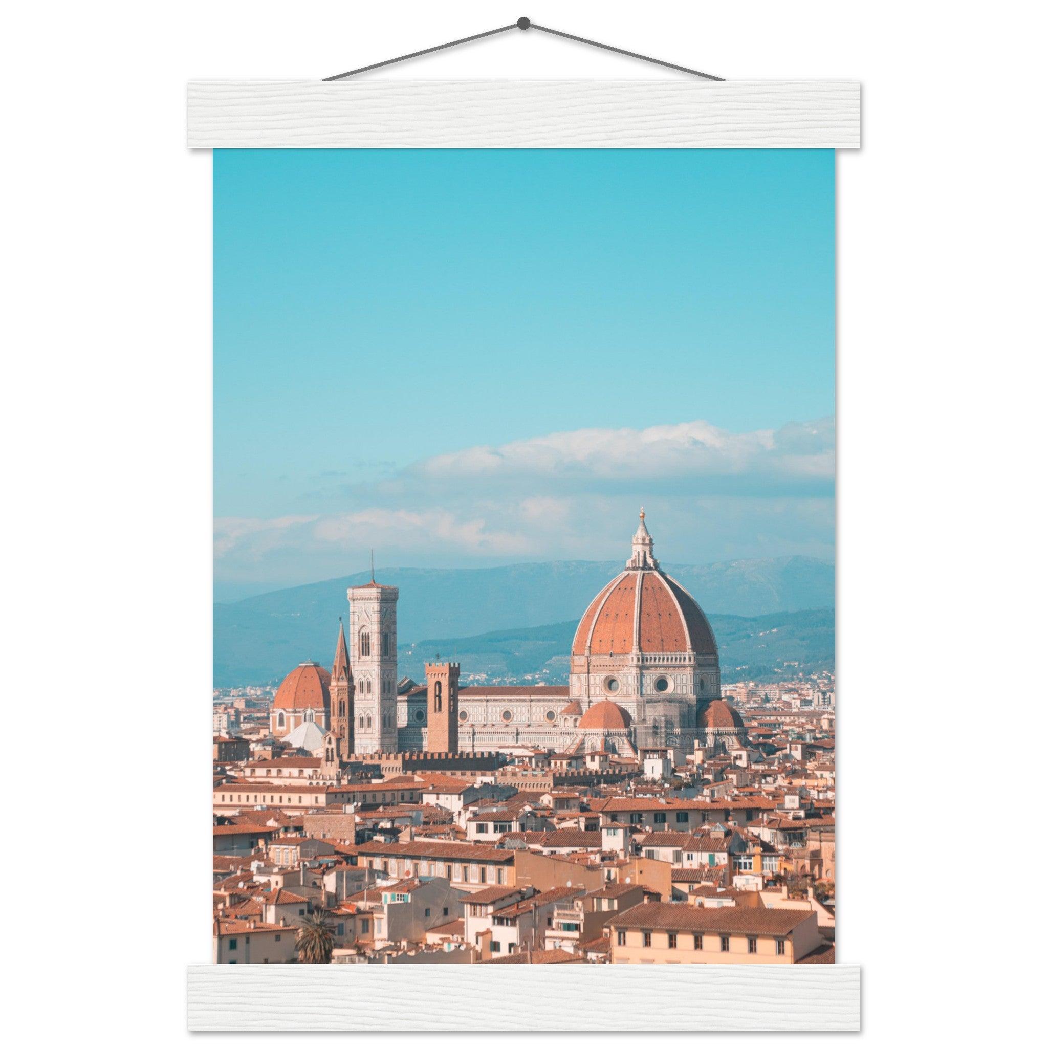 Florenz Panorama Poster - Printree.ch Architektur, Duomo, Firenze, Florenz, Foto, Fotografie, historisch, Italien, Kultur, Kunst, Ponte Vecchio, Reisen, Renaissance, Sehenswürdigkeiten, Uffizien, unsplash