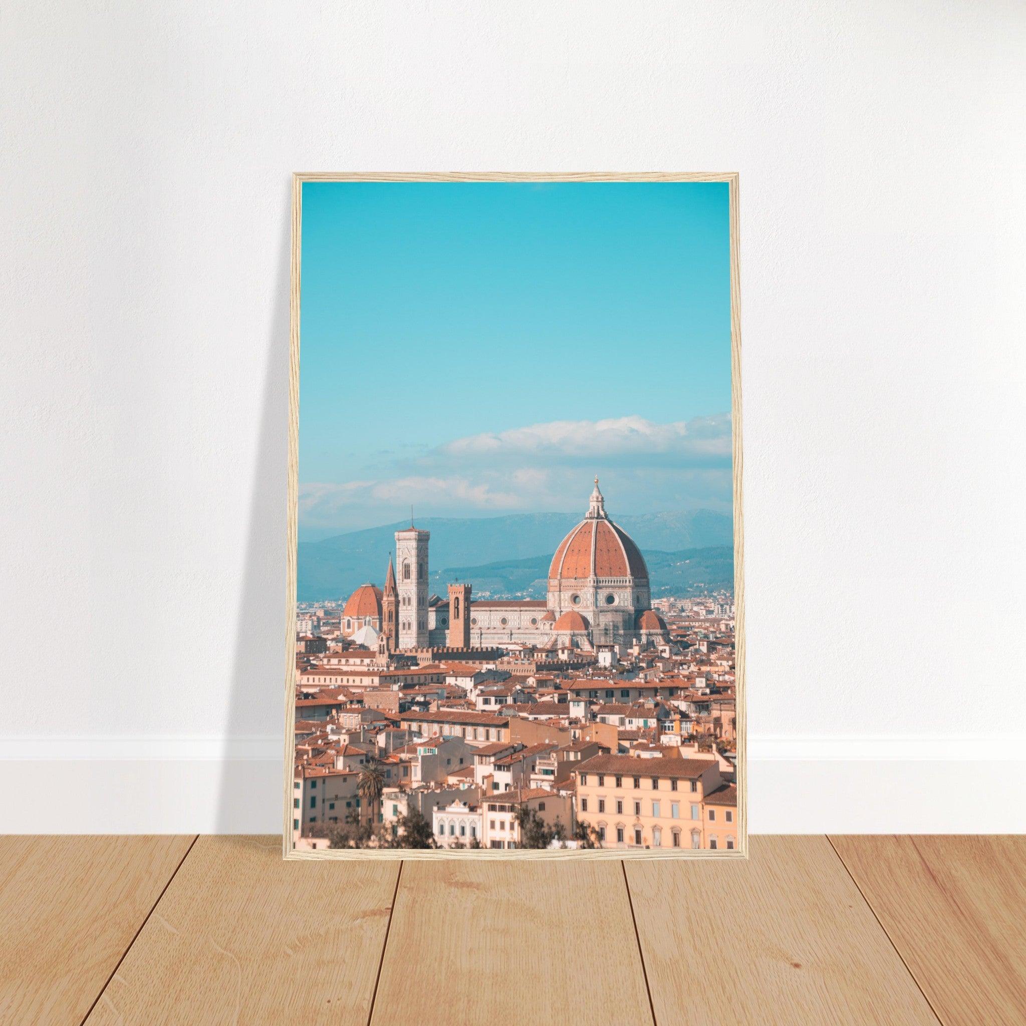 Florenz Panorama Poster - Printree.ch Architektur, Duomo, Firenze, Florenz, Foto, Fotografie, historisch, Italien, Kultur, Kunst, Ponte Vecchio, Reisen, Renaissance, Sehenswürdigkeiten, Uffizien, unsplash