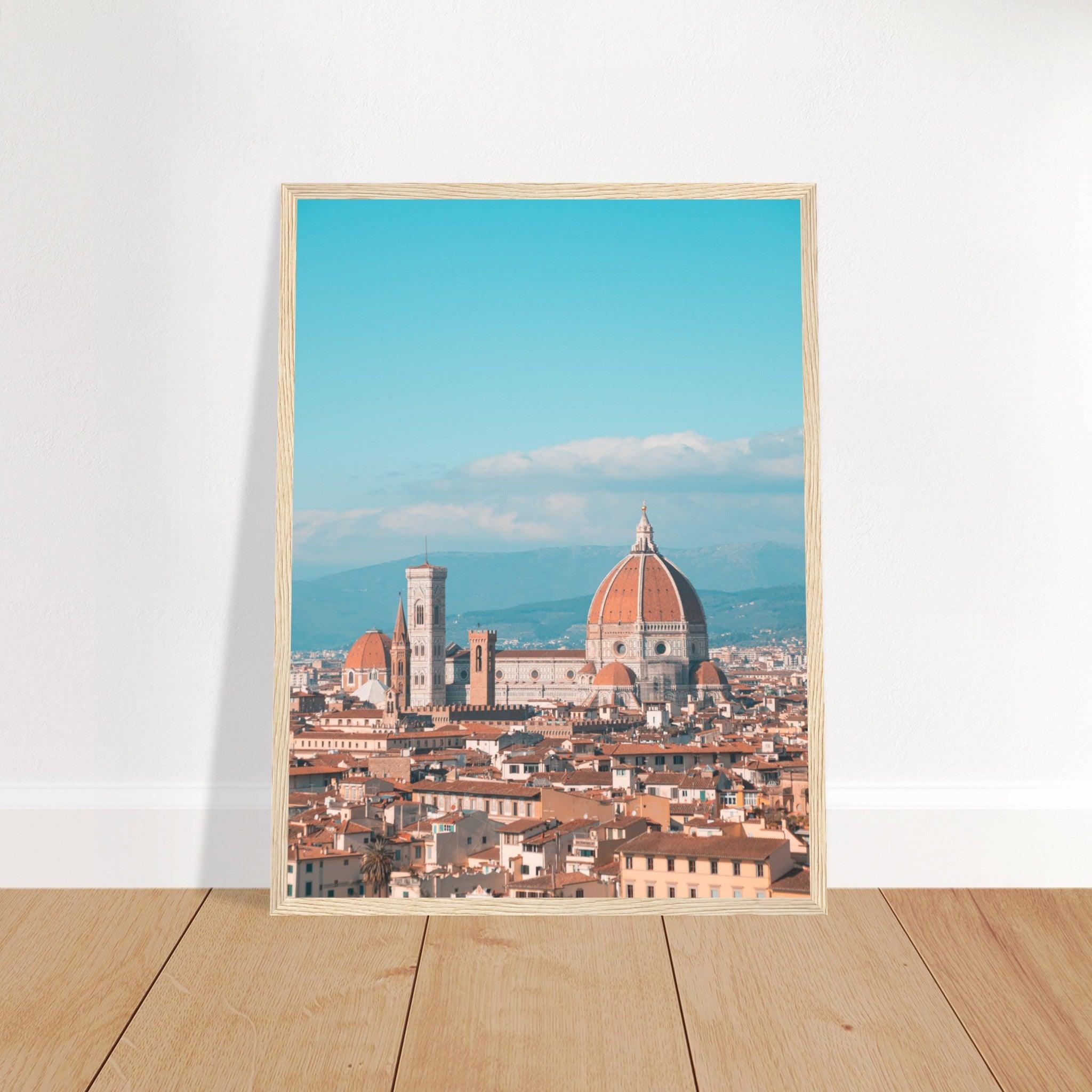 Florenz Panorama Poster - Printree.ch Architektur, Duomo, Firenze, Florenz, Foto, Fotografie, historisch, Italien, Kultur, Kunst, Ponte Vecchio, Reisen, Renaissance, Sehenswürdigkeiten, Uffizien, unsplash