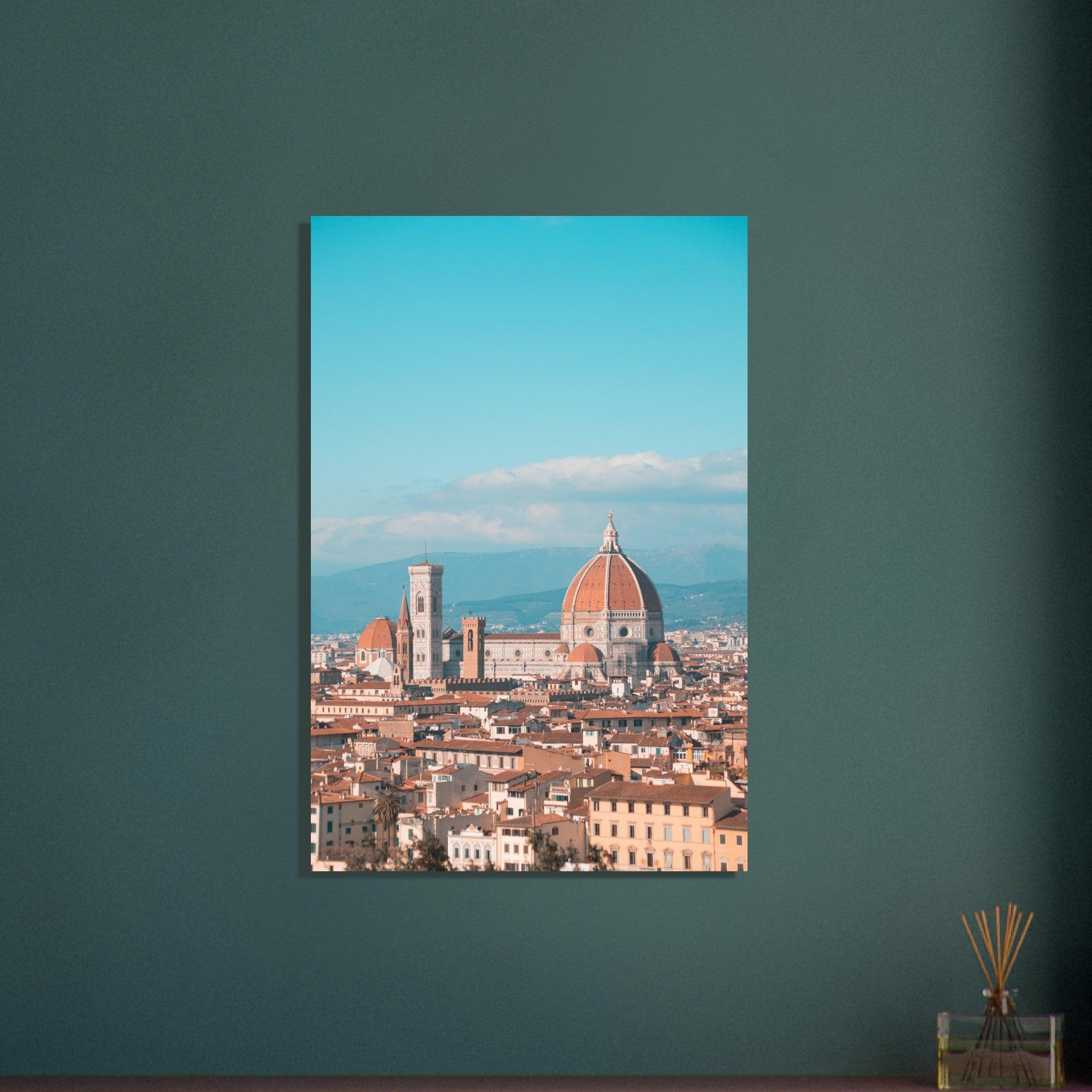 Florenz Panorama Poster - Printree.ch Architektur, Duomo, Firenze, Florenz, Foto, Fotografie, historisch, Italien, Kultur, Kunst, Ponte Vecchio, Reisen, Renaissance, Sehenswürdigkeiten, Uffizien, unsplash