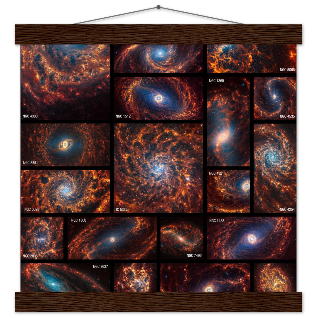 Galaxienpracht: Die Spiralgalaxien des James Webb Teleskops - Printree.ch WEBB, Webb-Weltraumteleskop, Weltraum-Poster