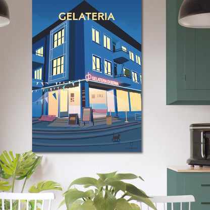 Gelateria bi Nacht - Printree.ch Localspot, Minimal, Minimalismus