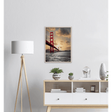Golden Gate Bridge - Printree.ch amerika, architektur, attraktion, berühmt, blau, brücke, bucht, Foto, francisco, golden, himmel, kalifornien, küste, meer, ozean, pazifik, reisen, rot, san, schön, schönheit, sonnenuntergang, stadt, struktur, tor, tourismus, turm, urban, usa, wahrzeichen, wasser