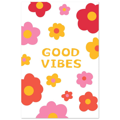 Good Vibes - Fröhliche positive Poster - Printree.ch fröhlich, zeitgenössische kunst