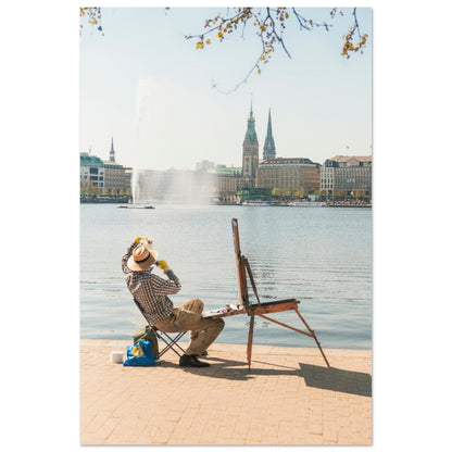 "Hamburger Alster Poster" - Printree.ch Alster, Deutschland, Foto, Fotografie, Freiluftmalerei, Hamburg, kreative Kunst, Kunst, Künstler, Landschaftsmalerei, Maler, Malerei, Natur, Reisen, Stadtbild, unsplash