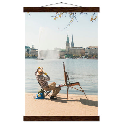 "Hamburger Alster Poster" - Printree.ch Alster, Deutschland, Foto, Fotografie, Freiluftmalerei, Hamburg, kreative Kunst, Kunst, Künstler, Landschaftsmalerei, Maler, Malerei, Natur, Reisen, Stadtbild, unsplash