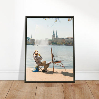 "Hamburger Alster Poster" - Printree.ch Alster, Deutschland, Foto, Fotografie, Freiluftmalerei, Hamburg, kreative Kunst, Kunst, Künstler, Landschaftsmalerei, Maler, Malerei, Natur, Reisen, Stadtbild, unsplash