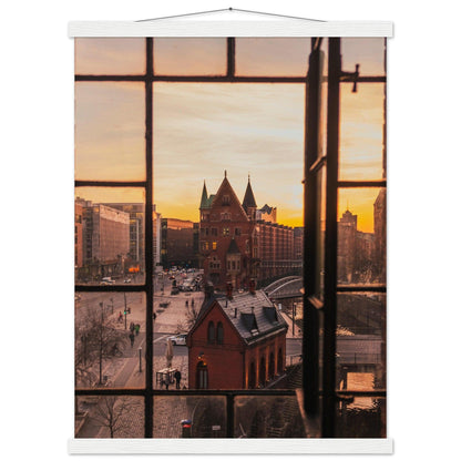 Hamburgisches Flair Poster - Printree.ch Alster, Deutschland, Elbe, Foto, Fotografie, Hafen, Hafenstadt, Hamburg, Kultur, Landungsbrücken, Rathaus, Reeperbahn, Reisen, Speicherstadt, Stadtpanorama, unsplash