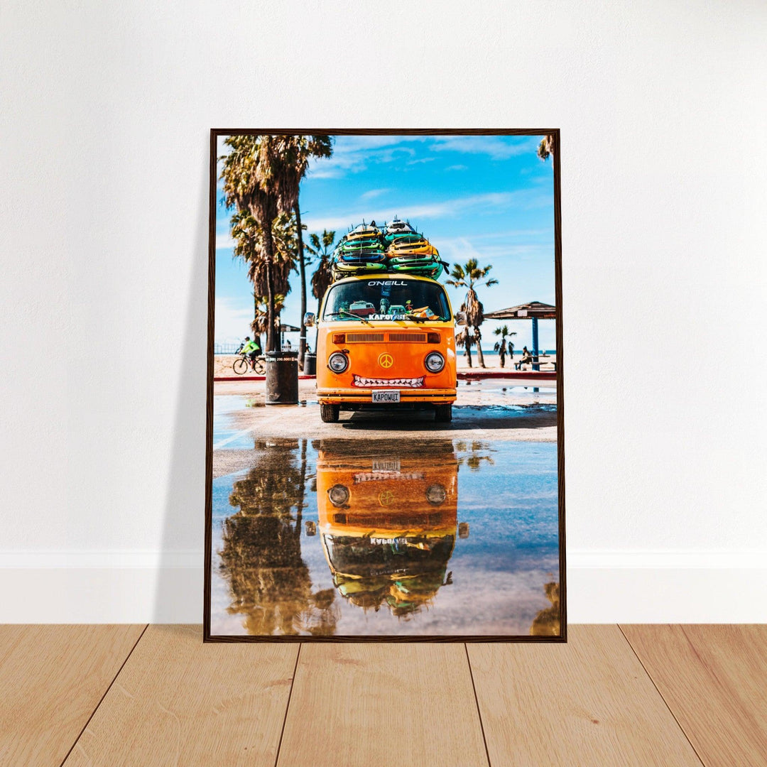 Hawaii VW-Bus Poster - Printree.ch Abenteuer, Campervan, Foto, Fotografie, Hawaii, Inseln, Küste, Reisen, Retro, Roadtrip, Strand, Surfen, unsplash, VW-Bus