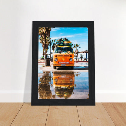 Hawaii VW-Bus Poster - Printree.ch Abenteuer, Campervan, Foto, Fotografie, Hawaii, Inseln, Küste, Reisen, Retro, Roadtrip, Strand, Surfen, unsplash, VW-Bus