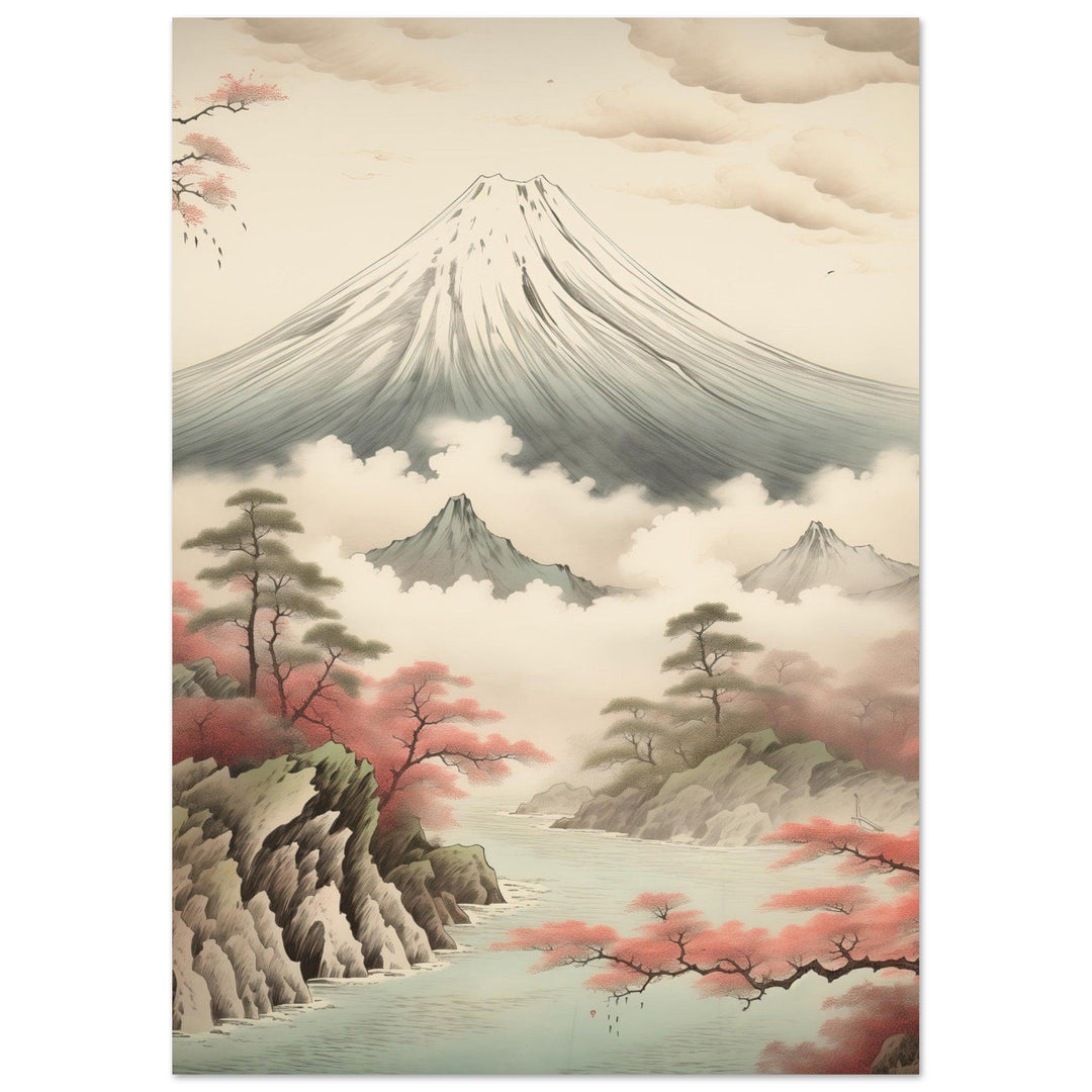 Idyll am Fuße des Fuji - Printree.ch Japan, japanische Kultur, Japanische Ästhetik, Kunstvoll, Kunstvolles Portrait