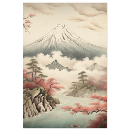 Idyll am Fuße des Fuji - Printree.ch Japan, japanische Kultur, Japanische Ästhetik, Kunstvoll, Kunstvolles Portrait