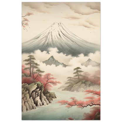 Idyll am Fuße des Fuji - Printree.ch Japan, japanische Kultur, Japanische Ästhetik, Kunstvoll, Kunstvolles Portrait