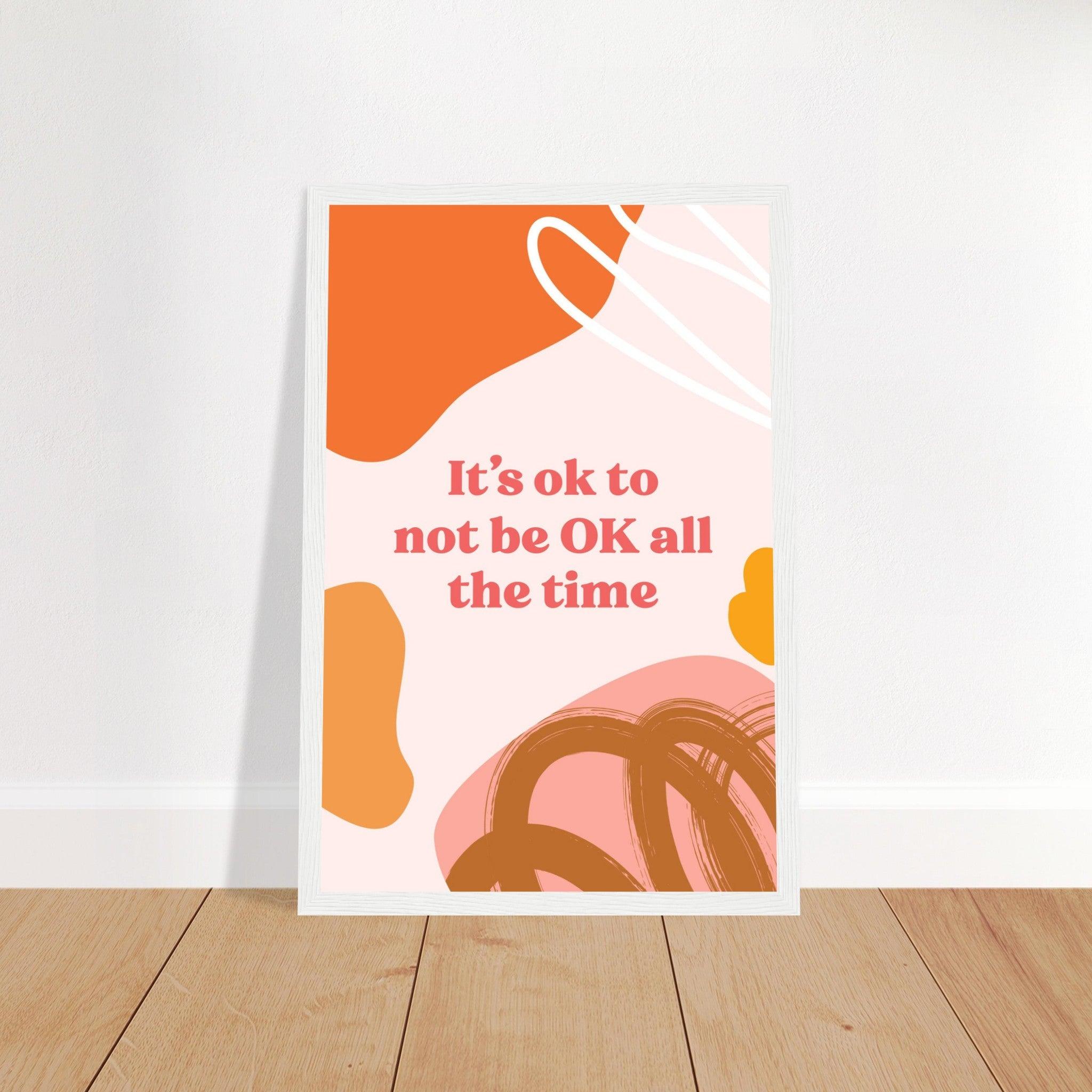 It`s Ok - Fröhliche positive Poster - Printree.ch 