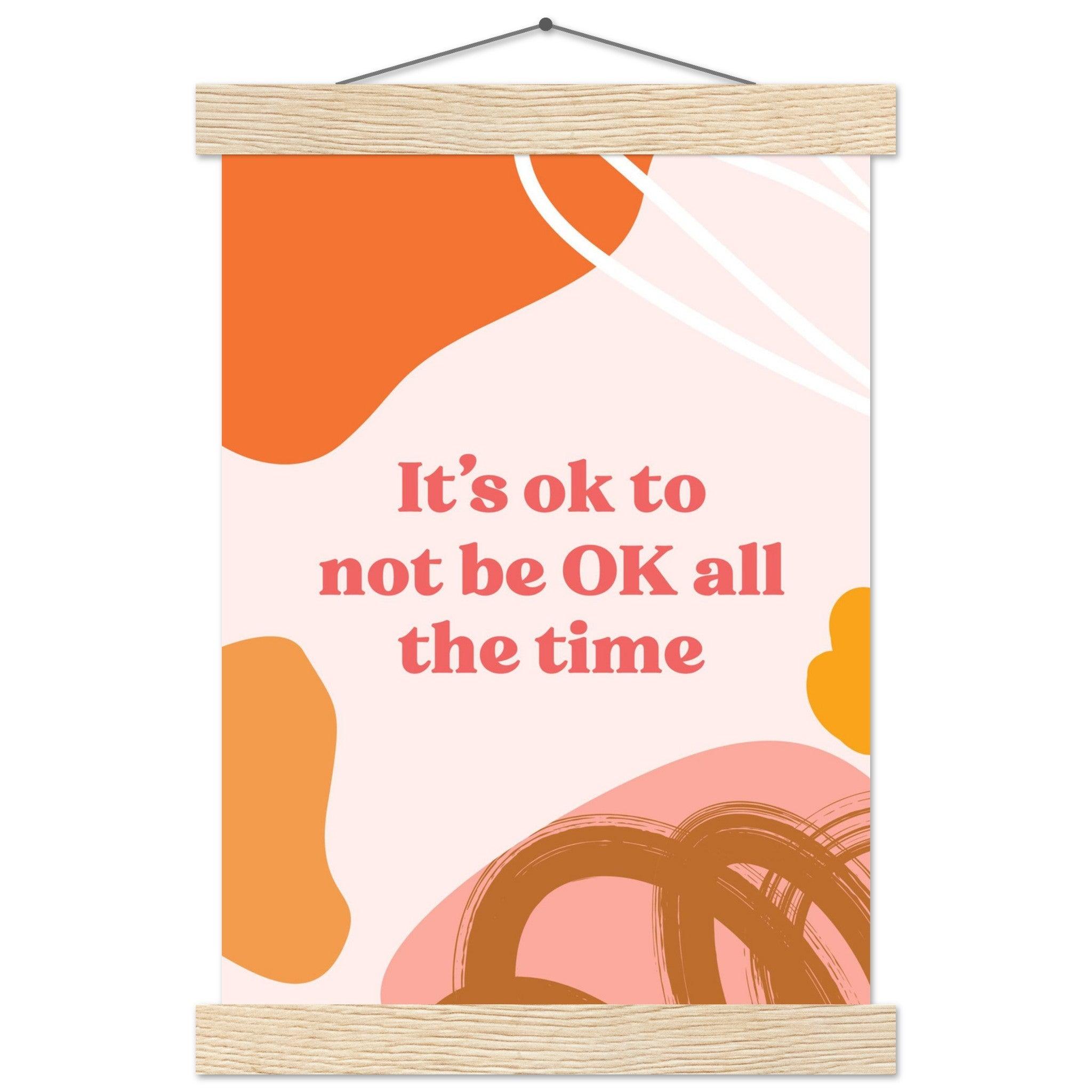 It`s Ok - Fröhliche positive Poster - Printree.ch 