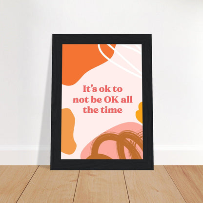 It`s Ok - Fröhliche positive Poster - Printree.ch 