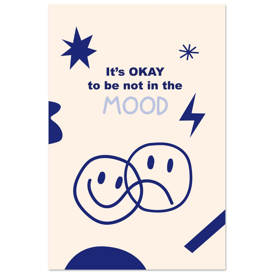Its Okay - Fröhliche positive Poster - Printree.ch fröhlich, zeitgenössische kunst