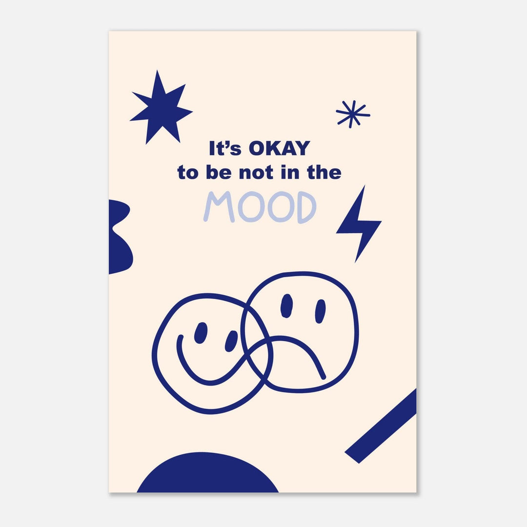 Its Okay - Fröhliche positive Poster - Printree.ch fröhlich, zeitgenössische kunst
