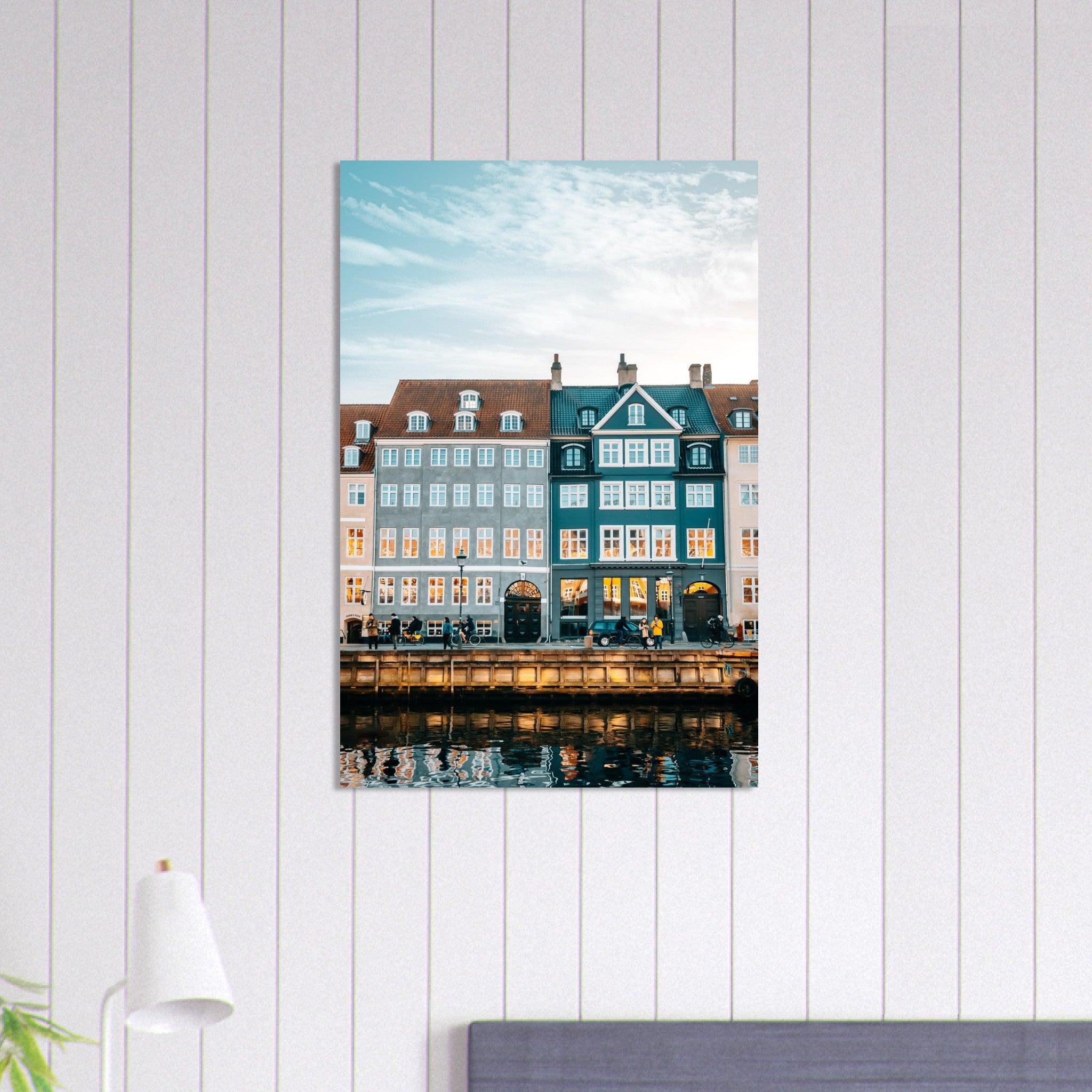 Kopenhagener Stadtposter - Printree.ch Architektur, Dänemark, Fahrradstadt, Foto, Fotografie, Kopenhagen, Kultur, Meer, Nyhavn, Reisen, Schloss Christiansborg, Skandinavien, Stadt, Tivoli, unsplash