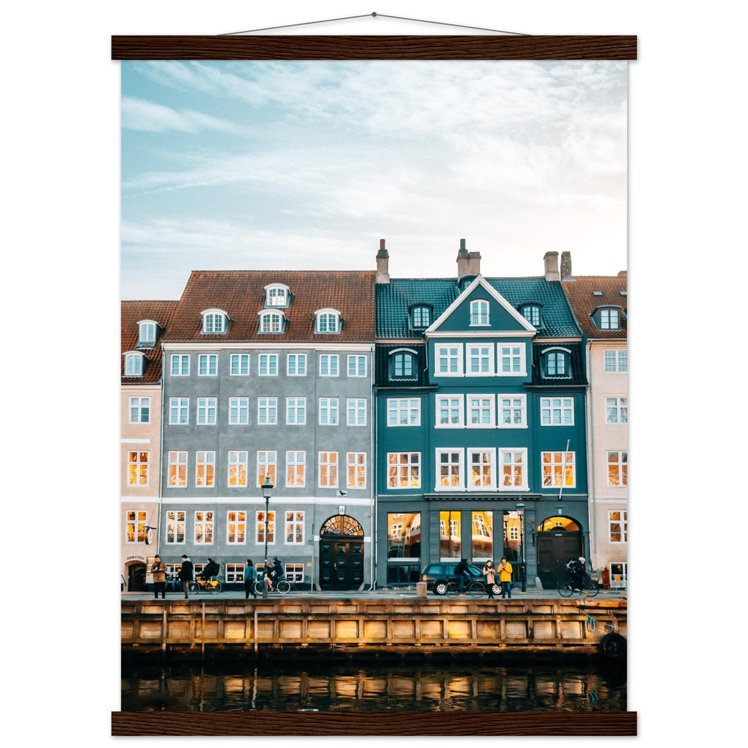 Kopenhagener Stadtposter - Printree.ch Architektur, Dänemark, Fahrradstadt, Foto, Fotografie, Kopenhagen, Kultur, Meer, Nyhavn, Reisen, Schloss Christiansborg, Skandinavien, Stadt, Tivoli, unsplash