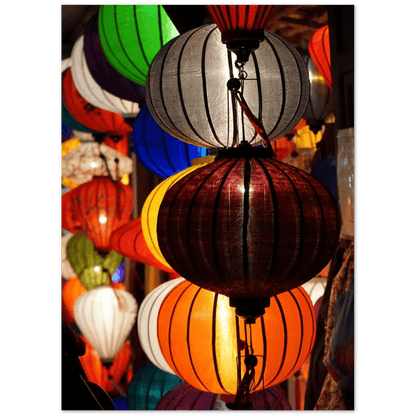 Lampions Vietnam - Printree.ch asiatisch, Asien, bunt, dekoration, einfachschweizer, exklusiv, farbe, Foto, Fotografie, hoi an, kultur, kunst, lampe, lampion, laterne, licht, nacht, papier, Poster, Reisen, schön, tourismus, traditionell, unesco, vietnam, vietnamesisch