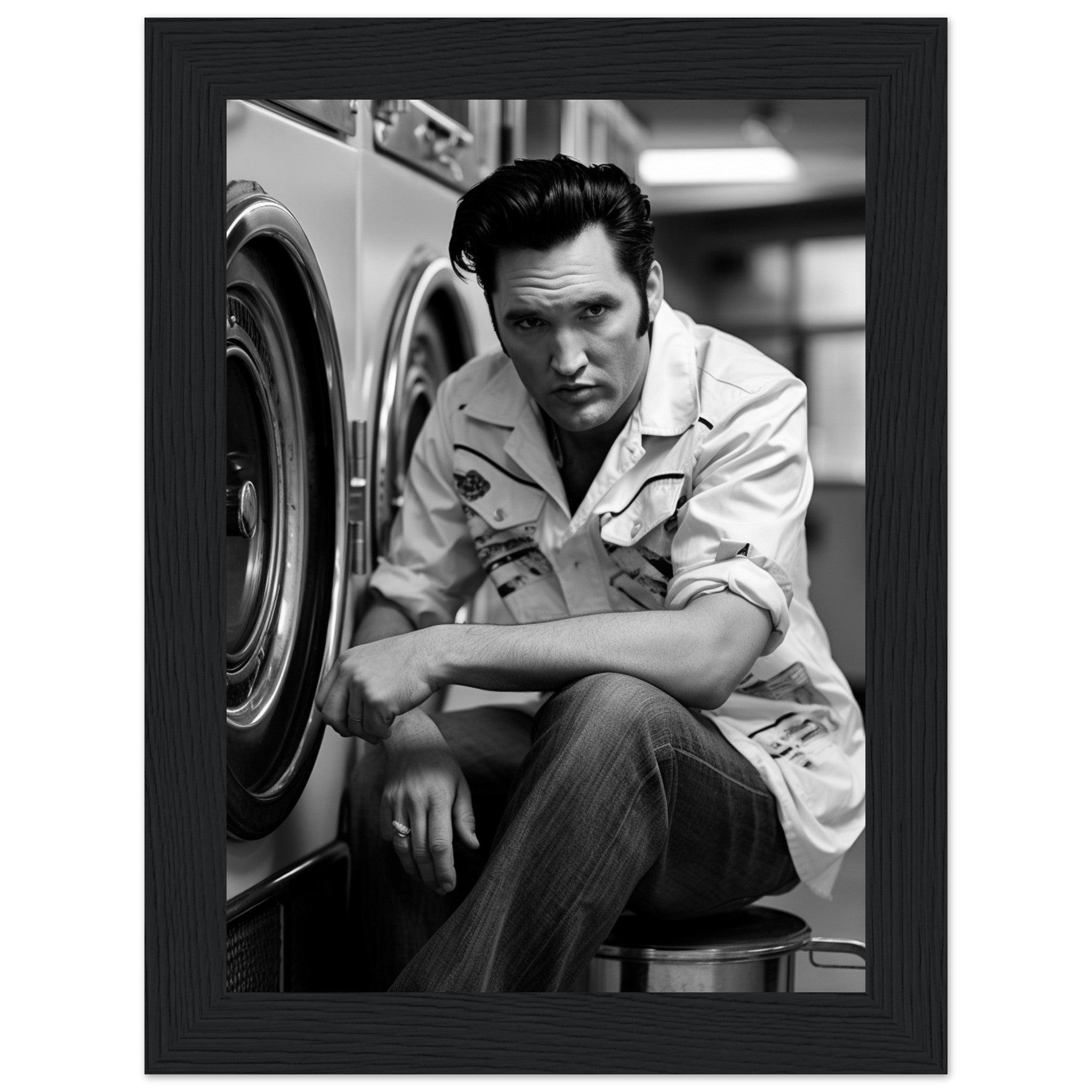 Laundry Day Elvis Presley - Printree.ch AI, Andri Hofmann, Poster, Raumfahrt