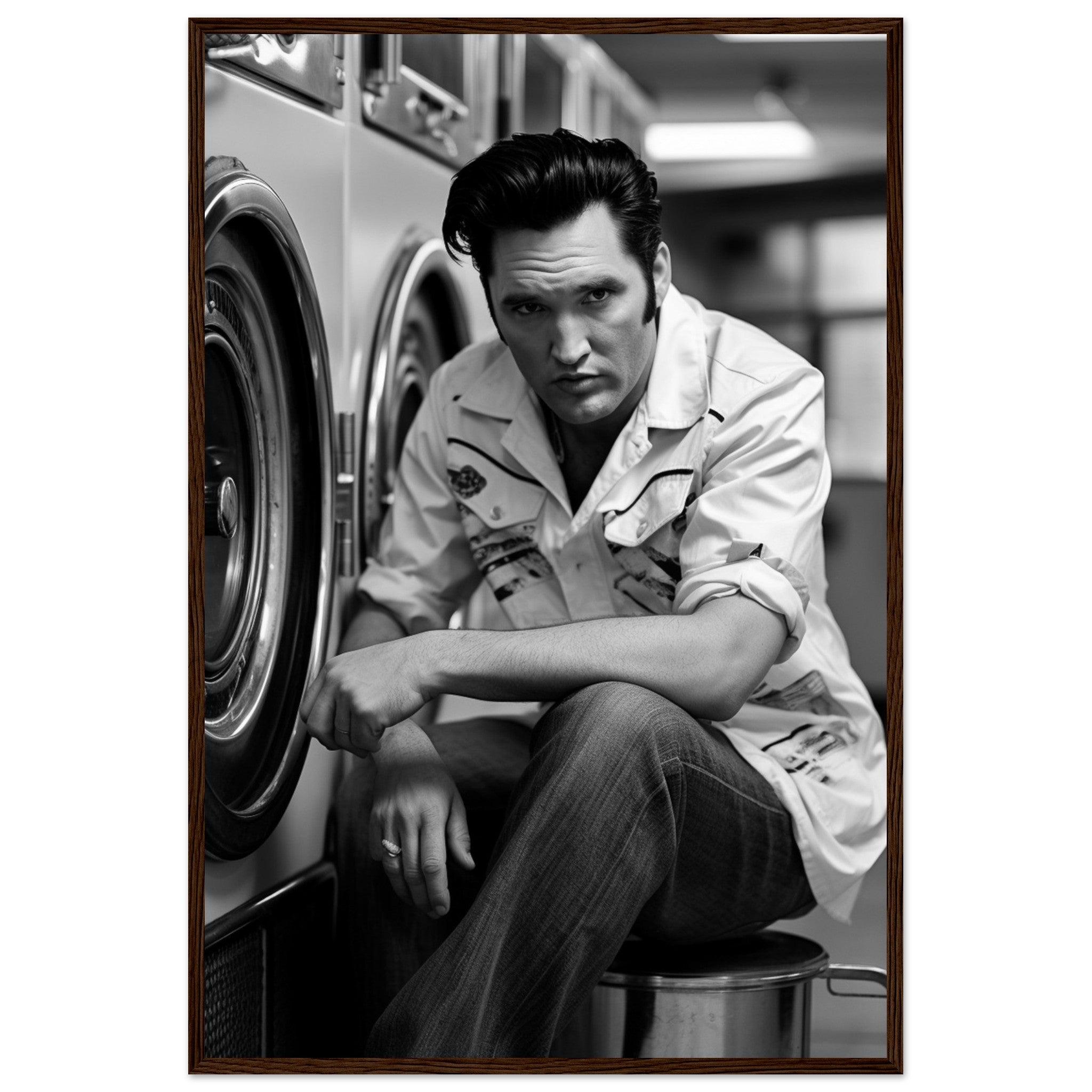 Laundry Day Elvis Presley - Printree.ch AI, Andri Hofmann, Poster, Raumfahrt