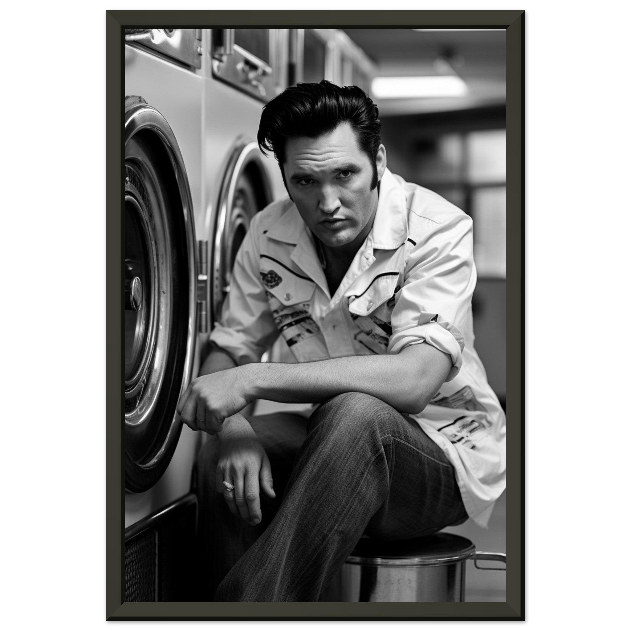 Laundry Day Elvis Presley - Printree.ch AI, Andri Hofmann, Poster, Raumfahrt