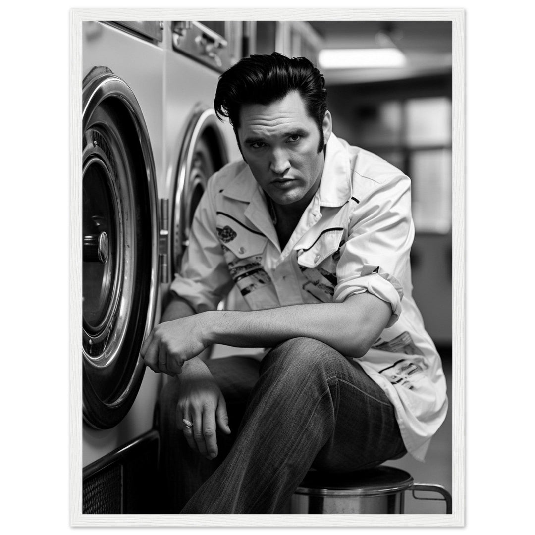 Laundry Day Elvis Presley - Printree.ch AI, Andri Hofmann, Poster, Raumfahrt