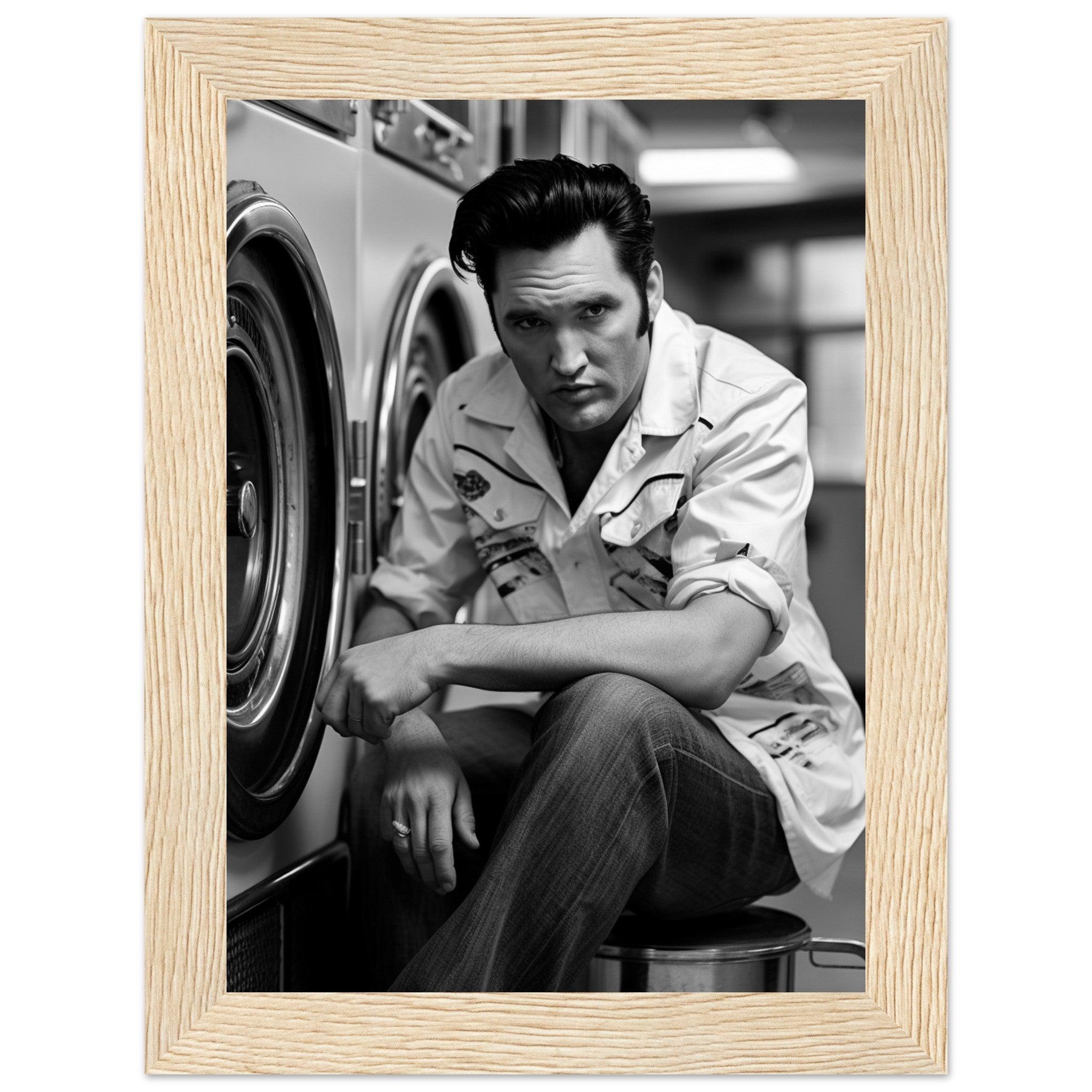 Laundry Day Elvis Presley - Printree.ch AI, Andri Hofmann, Poster, Raumfahrt