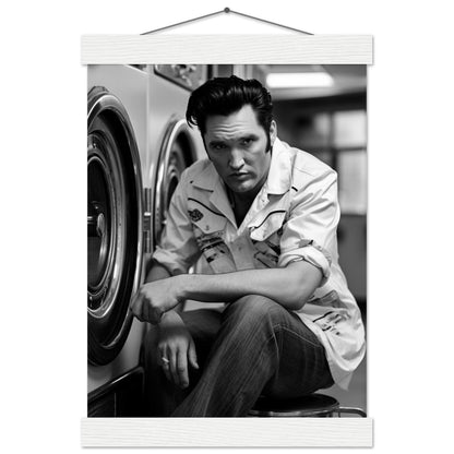 Laundry Day Elvis Presley - Printree.ch AI, Andri Hofmann, Poster, Raumfahrt