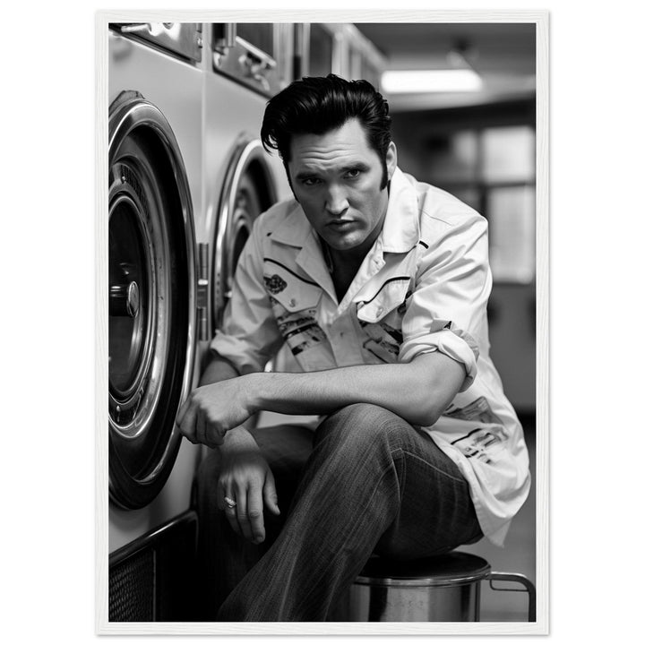 Laundry Day Elvis Presley - Printree.ch AI, Andri Hofmann, Poster, Raumfahrt