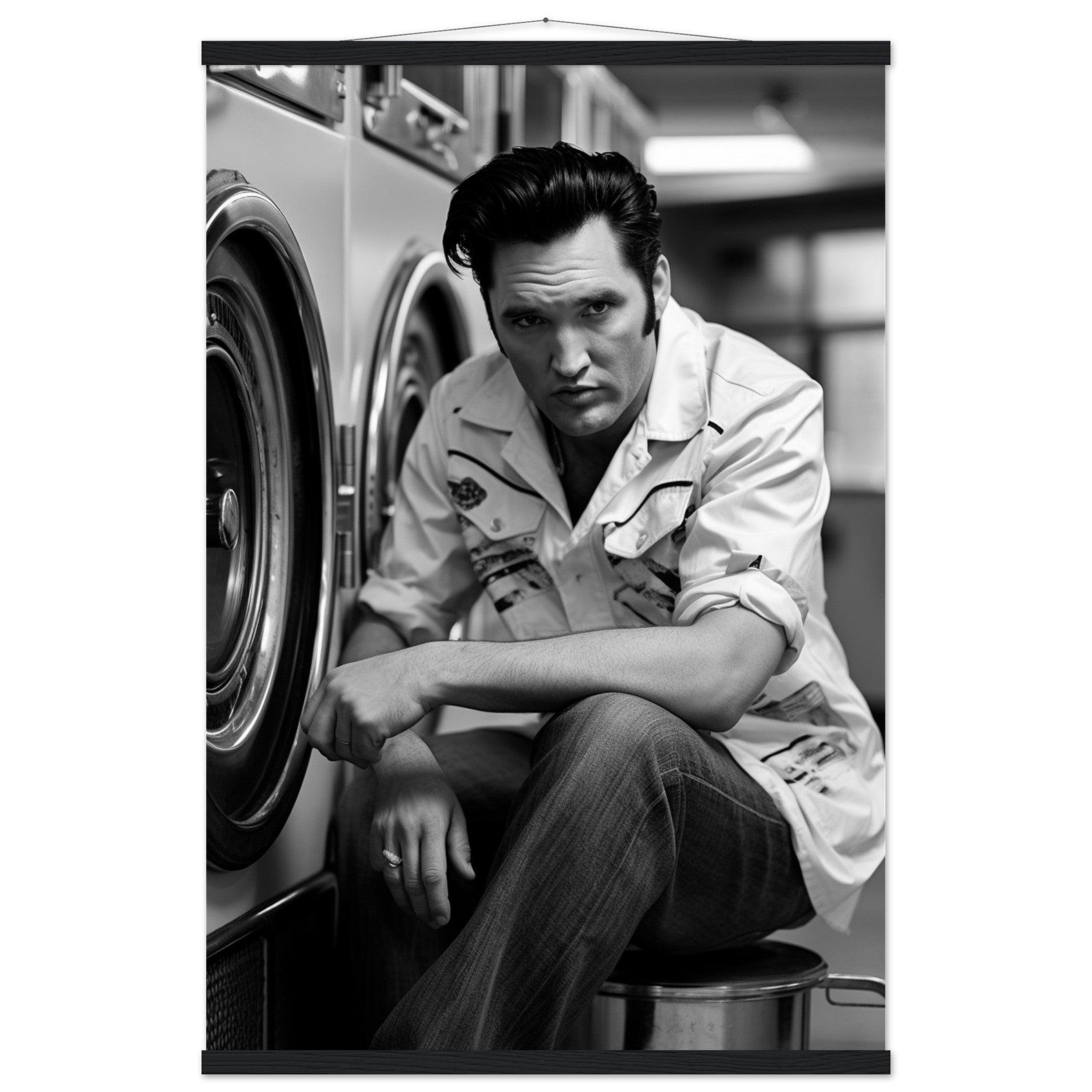 Laundry Day Elvis Presley - Printree.ch AI, Andri Hofmann, Poster, Raumfahrt