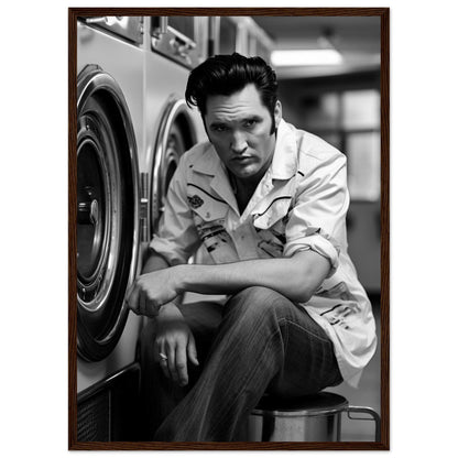 Laundry Day Elvis Presley - Printree.ch AI, Andri Hofmann, Poster, Raumfahrt