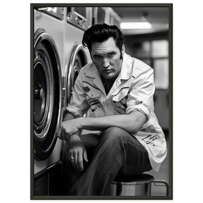 Laundry Day Elvis Presley - Printree.ch AI, Andri Hofmann, Poster, Raumfahrt