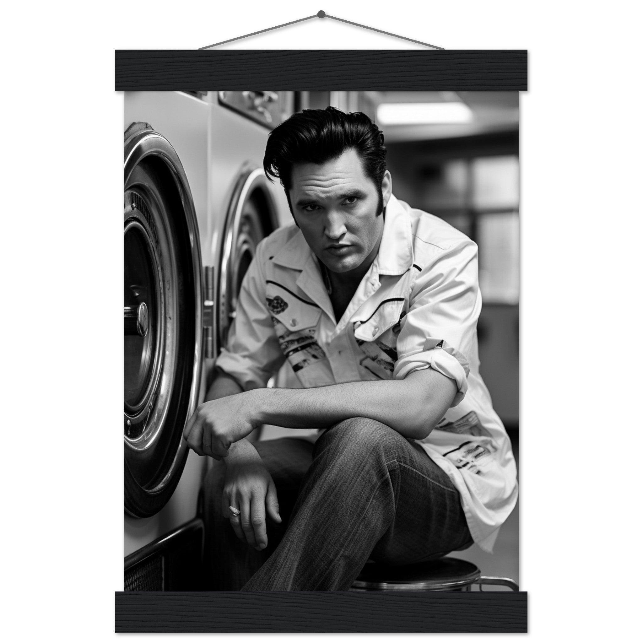 Laundry Day Elvis Presley - Printree.ch AI, Andri Hofmann, Poster, Raumfahrt